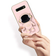 Чехол до Samsung Galaxy S10, Astronaut, розовый rose gold