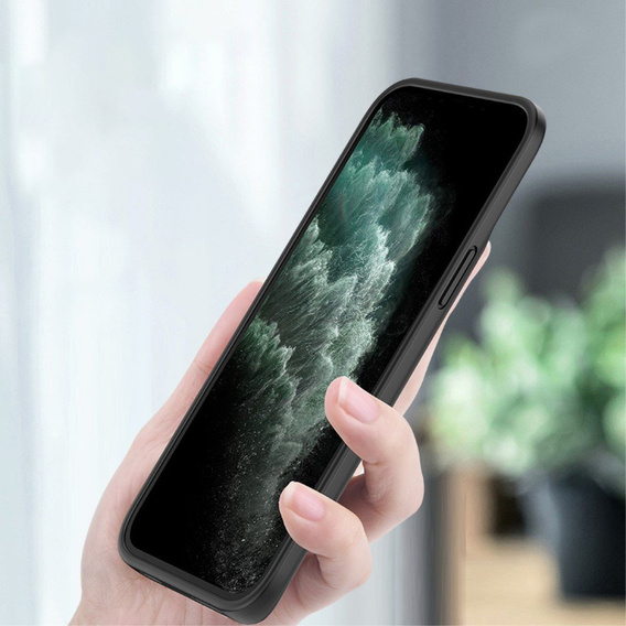 Чехол с батареей 6800mAh до iPhone 12, Oxford Cloth, Black