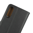Откидной чехол для Sony Xperia 10 II, Case Genuine Leather, чёрный