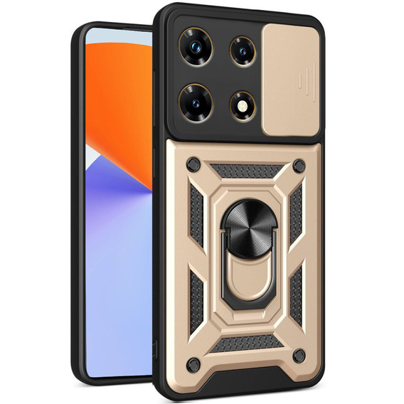 Чехол NOX Camera Slide Infinix Note 30 Pro, CamShield Slide, золото