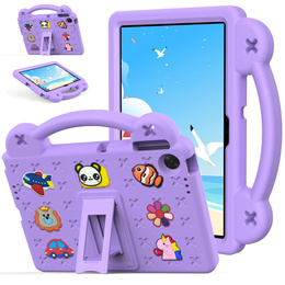 Дитячий чохол для планшета Lenovo Tab TB311FU, Cute Patterns, з підставкою, фіолетовий