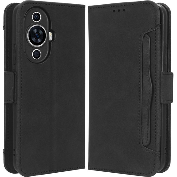 Футляр з клапаном для Huawei Nova 11, Card Slot, чорний