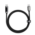 BASEUS Kaбель USB PD100W/QC3.0 Type-C 200cm - Grey/Black
