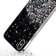 Чoхол до iPhone X/XS, Glittery, чорний