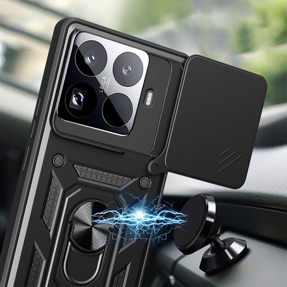 Бронированный чехол CamShield Slide с крышкой камеры и кольцом для Xiaomi 15T Pro
