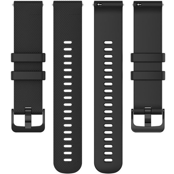 Силиконовый ремешок 18mm до Garmin Vivomove 3S / Vivoactive 4S, Black