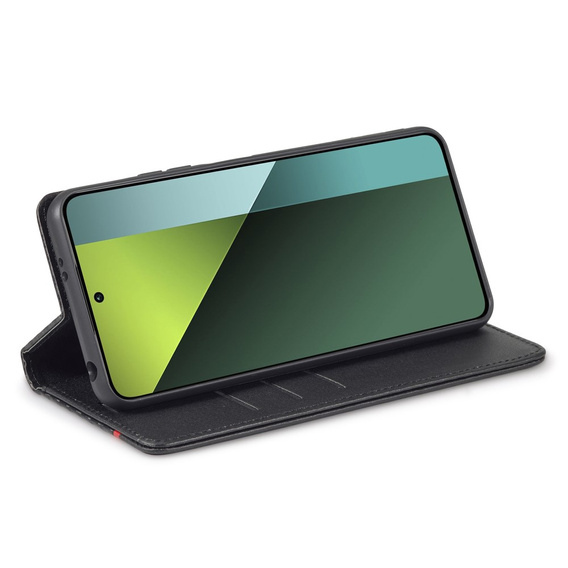 Чохол-фліп для Xiaomi Redmi Note 13 5G, Carbon LC.IMEEKE, чорний