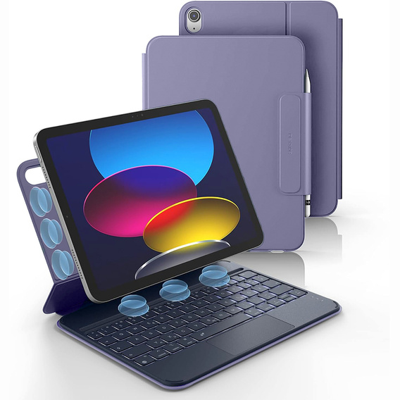 Чехол с клавиатурой Dexnor для iPad 11" 2025 A16 (11 поколение) / iPad 10.9" 2022 (10 поколение)