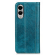 Флип-кейс для Samsung Galaxy S25 Edge, Split Leather, зелёный