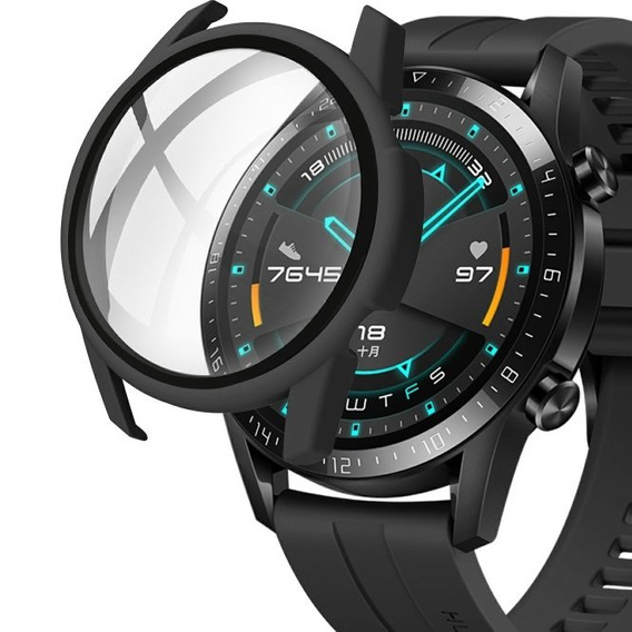 2в1 чехол и защитное стекло для часов Huawei Watch GT 2 46mm, Black
