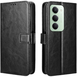 Чохол-накладка для Xiaomi Redmi 15 5G/4G, текстурований Crazy Horse, чорний