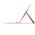 Чехол клавиатура для iPad 11" 2025 A16 (11 gen.) / iPad 10.9" 2022 (10 gen.), Rotary 360° Leather, розовый rose gold
