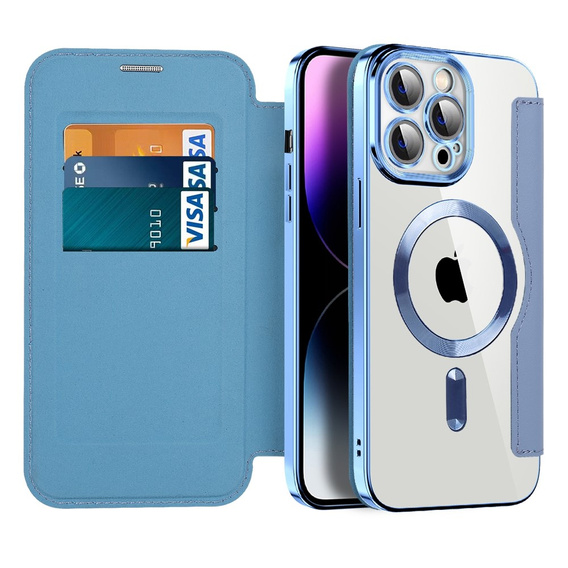 Чохол-книжка для iPhone 14 Pro Max, RFID Wallet MagSafe CamShield, м'яти