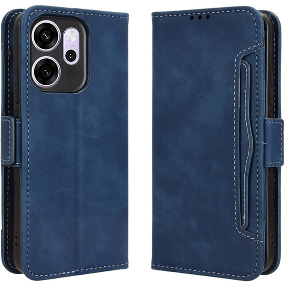 Футляр з клапаном для Oppo Reno 13, Card Slot, чорний
