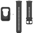 Прозорий ремінець з футляром до Huawei Watch Fit, Black