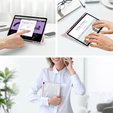 Чехол для Samsung Galaxy Tab S10 Lite / S10 FE / S9 FE, Dux Ducis TOBY, розовый