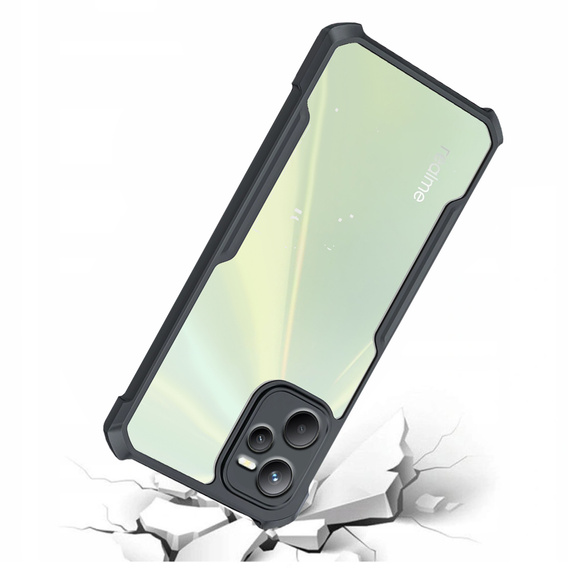 Чехол до Realme C35, AntiDrop Hybrid, чёрный