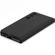 Откидной чехол для Samsung Galaxy S23, GKK Leather, carbon чёрный