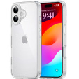 Чехол для iPhone 17, с крышкой камеры, прозрачный