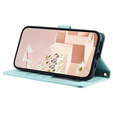 чехол-крышка для Samsung Galaxy S25, Rhombus Crossbody Leather, зелёный