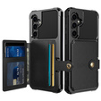 Чехол для Samsung Galaxy S23 FE, Card Holder Kickstand, чёрный