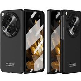 Чехол для Oppo Open, со стеклом, чёрный
