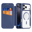 Чохол Dux Ducis для iPhone 17 Pro Max, Skin X Pro, з клапаном, для MagSafe, темно-синій