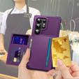 Чехол для Samsung Galaxy S24 Ultra, Card Holder Kickstand, фиолетовый