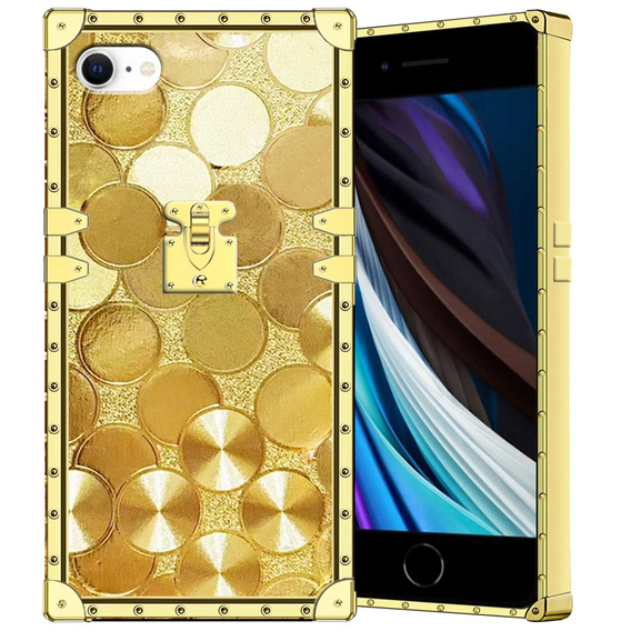 Чeхол Suitcase до iPhone 7/8/SE 2020/SE 2022, Gold Circles