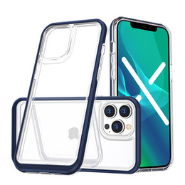 Чехол ERBORD Hybrid Frame для iPhone 13 Pro, Синий
