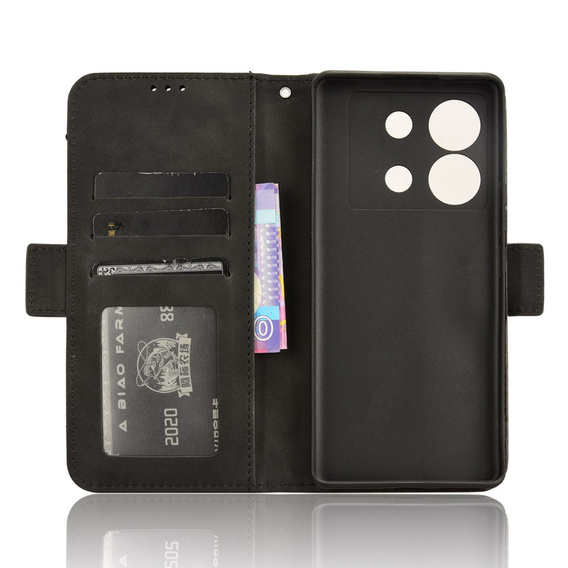 Футляр з клапаном для Infinix Zero 30 5G, Card Slot, чорний