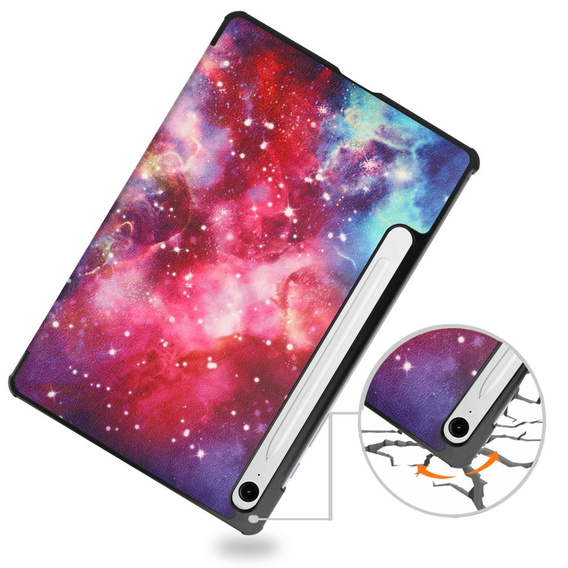 Чохол для Samsung Galaxy Tab S10 Lite / S10 FE / S9 FE, з клапаном, galaxy