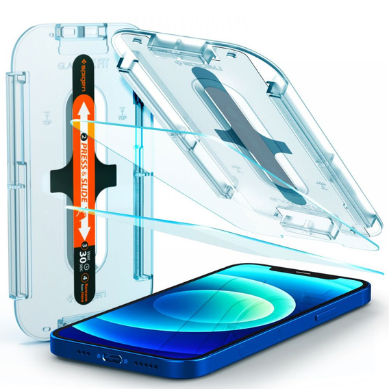 Закаленное стекло SPIGEN для iPhone 12 / 12 Pro, Glas.TR EZ Fit