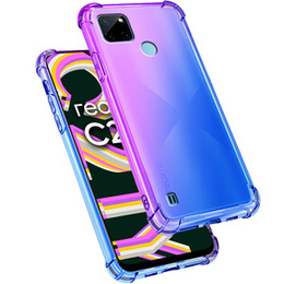 Чехол для Realme C21Y / C25Y, Gradient Dropproof, синий