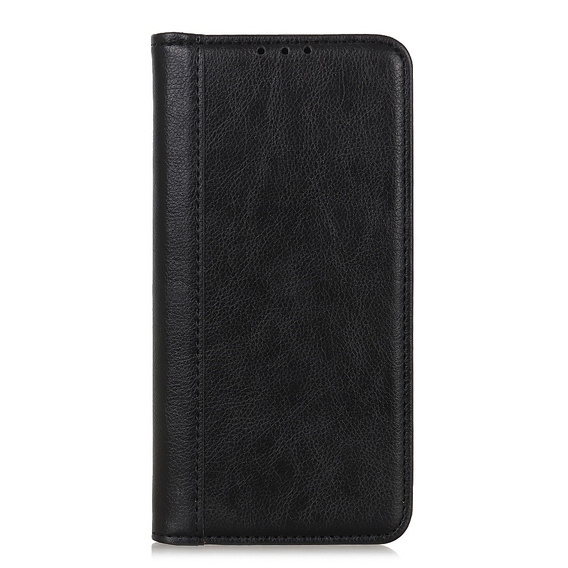 Чoхол до Iphone 16E, Wallet Litchi Leather, чорний