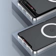 Защитный чехол для камеры Google Pixel 8 Pro, CamShield MagSafe, прозрачный / серебряный