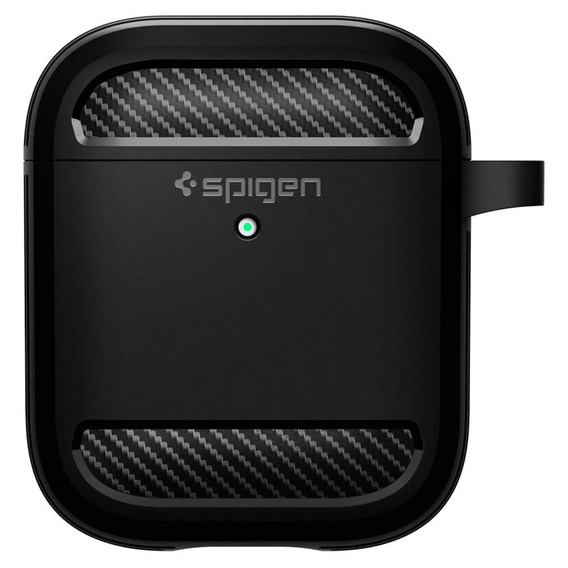 Чoхол до Airpods, SPIGEN, Rugged Armor, Matte Black