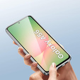 Чохол для Samsung Galaxy A56, Magnetic Dual Glass, сріблястий