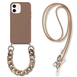 Чохол INS Crossbody для iPhone 11, Brown
