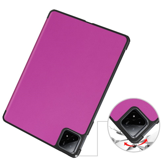 Чохол для Xiaomi Pad 6S Pro 12.4, Smartcase, фіолетовий