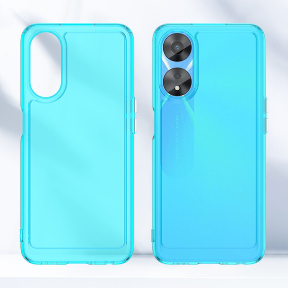 Чехол до Oppo A78 5G, Fusion Hybrid, синий