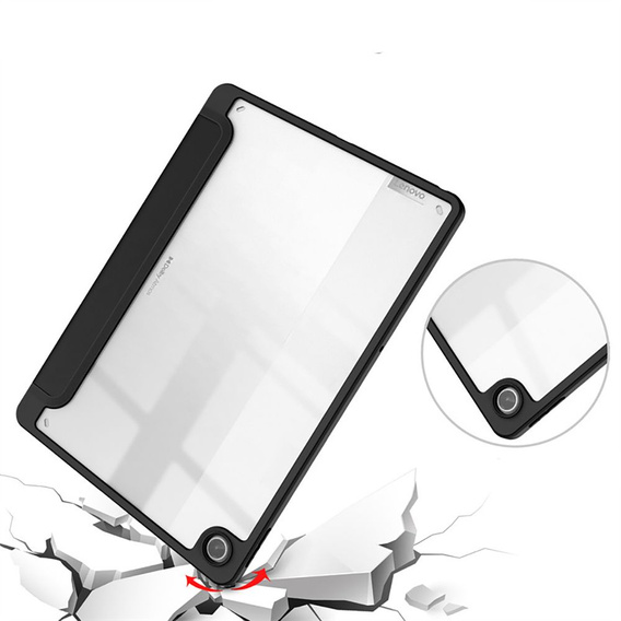 Чехол для Lenovo Tab M10 Plus 10.6 Gen 3 TB-125F TB-128F, Smartcase Hybrid, с местом для стилуса, чёрный