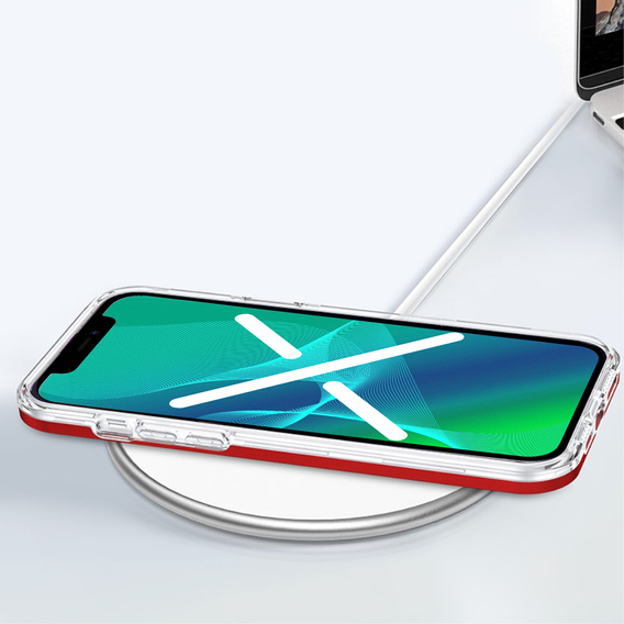 Чохол ERBORD Hybrid Frame для iPhone 13 Pro, Червоний
