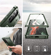 Бронированный чехол для Samsung Galaxy S23 Ultra, Dexnor Full Body (Two Frames), зелёный