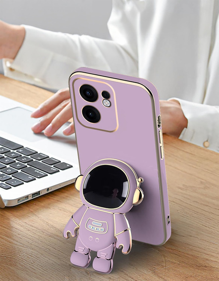 Чехол до Oppo Reno 13F / Oppo Reno 13FS, Astronaut, фиолетовый