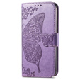Откидной чехол для Motorola Edge 50 Ultra, Butterfly, фиолетовый