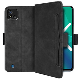 Футляр з клапаном для Realme C11 2021 / C20 / C20A, Card Slot, чорний