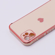 Чехол до Apple iPhone 11, Electro heart, розовый rose gold