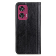 Флип-кейс для Motorola Edge 50 Fusion 5G, Split Leather, чёрный