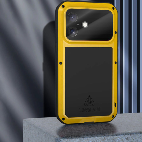 Броньований чохол із загартованим склом для iPhone 17